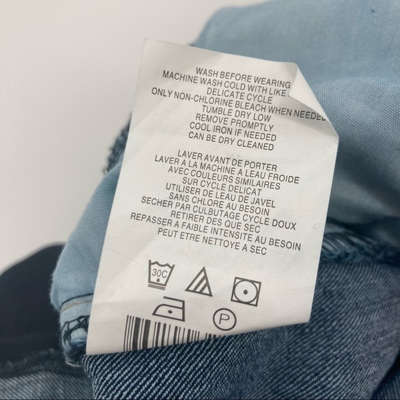 Onyx Maternity Plus Size Distressed Denim Jean Shorts 3X NWT - Picture 5 of 9